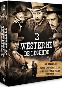 Westerns de légende - Coffret 3 films : Les cavaliers + La bataille de la vallée du diable + Butch Cassidy et le Kid