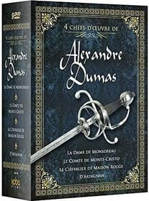 4 chefs-d'oeuvre de Alexandre Dumas : La Dame de Monsoreau + Le Comte de Monte-Cristo + Le chevalier de Maison Rouge + D'Artagnan