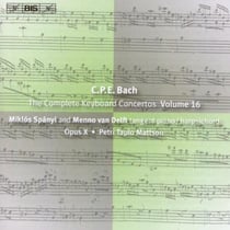 CPE Bach - the complete keyboard concertos /vol.16
