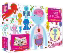 Livre et puzzle : le corps humain