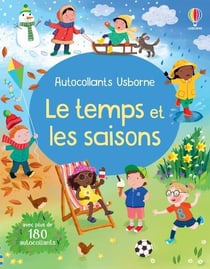 Le temps et les saisons - premiers autocollants - des 3 ans