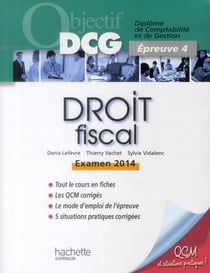 Droit fiscal - épreuve 4 (édition 2013/2014)