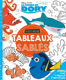 Les ateliers disney - le monde de dory - tableaux sablés