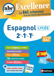 ABC du bac excellence : Espagnol - 2de, 1re, Terminale (édition 2024)