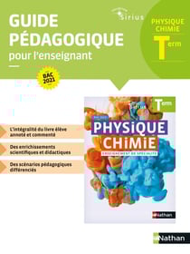 SIRIUS : physique-chimie - terminale - guide pédagogique (édition 2020)