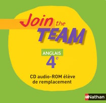 Join the team 4e cd audio-rom eleve de remplacement