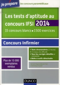 Je prépare - les tests d'aptitude aux concours ifsi (4e édition)
