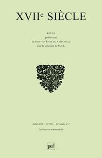 Revue XVIIe siècle n.256