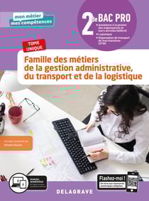 Mon métier, mes compétences : famille des métiers de la gestion administrative du transport et de la logistique - 2de bac pro GATL - pochette élève (édition 2020)