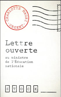 LETTRE OUVERTE AU MINISTRE DE L EDUCATION