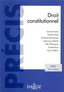 Droit constitutionnel (édition 2021)