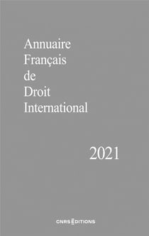 Revues & Séries : annuaire français de droit international (édition 2021)