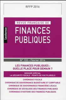 Revue francaise de finances publiques n.133