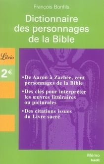 Dictionnaire des personnages de la bible