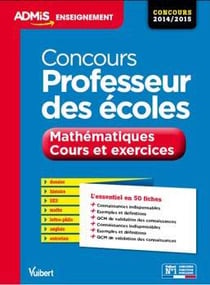 Concours professeur des écoles - mathématiques
