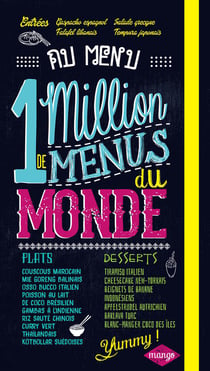 1 million de menus du monde