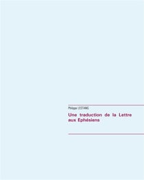 Une traduction de la lettre aux ephésiens