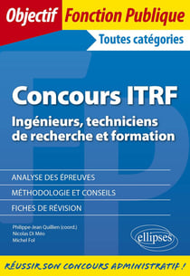 Concours ITRF (ingénieurs, techniciens de recherche et formation) de catégorie A, B et C