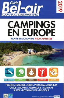 Guide bel-air - campings en europe (édition 2019)