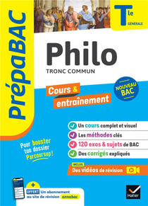 Prépabac cours & entraînement : philosophie, tronc commun - terminale