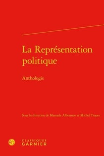 La représentation politique : anthologie