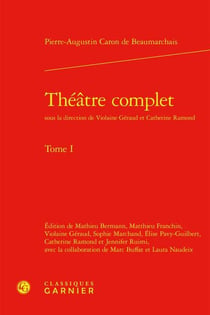 Théâtre complet Tome 1