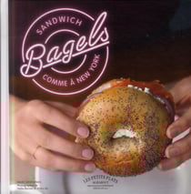 Sandwich bagels comme à new york