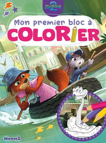 Disney Zootopie 2 - Mon premier bloc à colorier