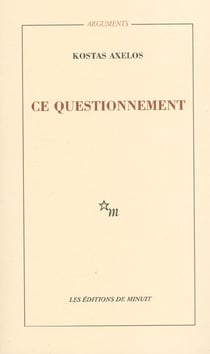 Ce questionnement approche, eloignement