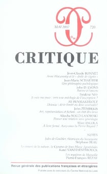 Revue Critique n.720