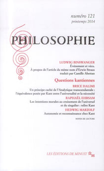 Revue Philosophie n.121 : questions kantiennes