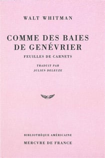 Comme des baies de genévrier (feuilles de carnets)