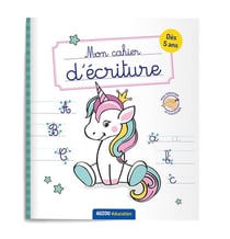 Mon cahier d'écriture - licornes
