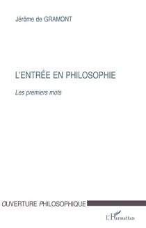 L'entrée en philosophie - les premiers mots
