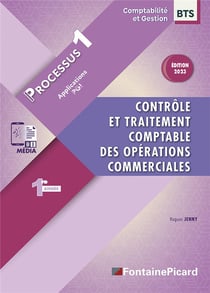 Processus 1 : contrôle et traitement comptable des opérations commerciales - BTS CG, 1re année