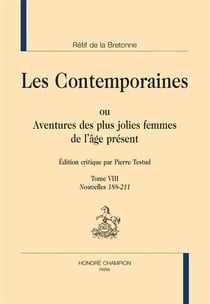 Les contemporaines ou aventures des plus jolies femmes de l'âge présent Tome 8 : nouvelles 188-211