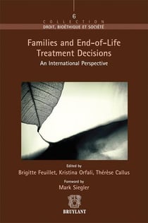 Families an end-of life - treatment décisions - an international perspectives