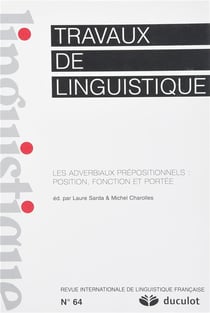 Travaux de linguistique n.64
