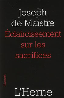 Éclaircissement sur les sacrifices