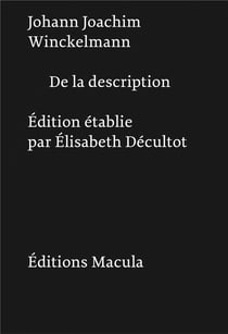 De la description (2e édition)