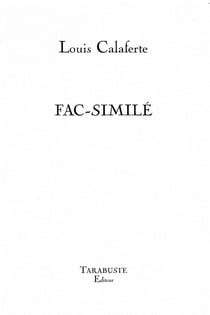 Fac simile - louis calaferte