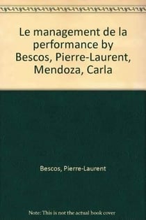 Le management de la performance