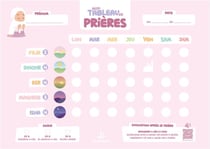 Mon tableau de prières