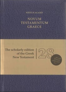 Novum testamentum graece nestle aland 28. edition