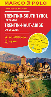 TRENTIN-HAUT-ADIGE : LAC DE GARDE 1 : 200 000