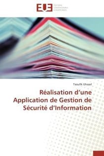 Realisation d'une application de gestion de securite d'information