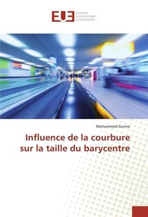 Influence de la courbure sur la taille du barycentre