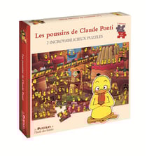 Les poussins de claude ponti - 2 puzzles
