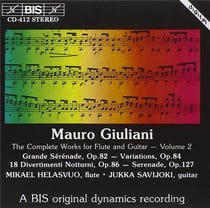 Giuliani - flute, guitar II
