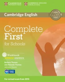 COMPLETE FIRST FOR SCHOOLS WORKBOOK WITH AUDIO CD
